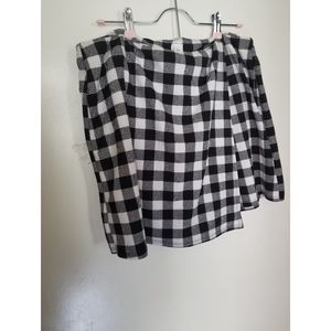 Gingham skort